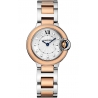 W3BB0005 Ballon Bleu de Cartier 28 mm 18K Pink Gold Steel Watch
