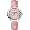 WSBB0002 Ballon Bleu de Cartier 33 mm Automatic Pink Leather Watch