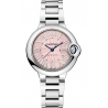 W6920100 Ballon Bleu de Cartier 33 mm Automatic Pink Dial Steel Watch