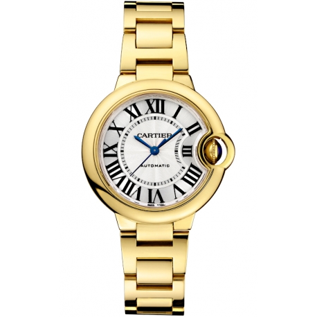 WGBB0005 Ballon Bleu de Cartier 33 mm 18K Yellow Gold Bracelet Watch