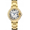 WE902064 Ballon Bleu de Cartier 33mm 18K Yellow Gold Diamond Bezel Watch