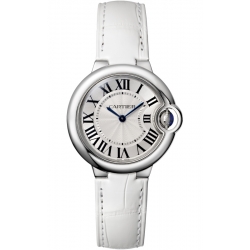 Ballon Bleu de Cartier 33 mm White Leather Watch W6920086