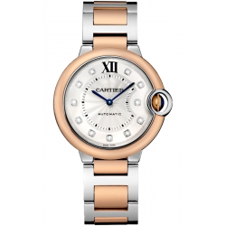Ballon Bleu de Cartier 36 mm 18K Pink Gold Steel Watch W3BB0007