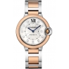 W3BB0007 Ballon Bleu de Cartier 36 mm Diamond Dial 18K Pink Gold Steel Watch