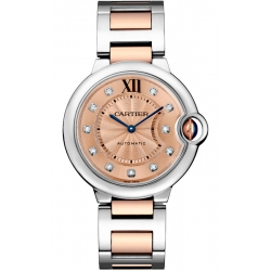 Ballon Bleu de Cartier 36 mm 18K Pink Gold Steel Watch WE902054
