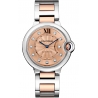 WE902054 Cartier Ballon Bleu 36 mm Diamond Dial Two Tone Gold Watch