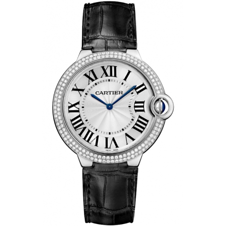 WE902056 Cartier Ballon Bleu 40 mm Diamond 18K White Gold Watch