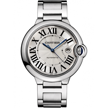 W69012Z4 Cartier Ballon Bleu 42mm Automatic Steel Bracelet Watch