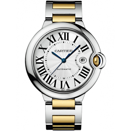 W2BB0022 Cartier Ballon Bleu 42 mm Steel 18K Yellow Gold Watch