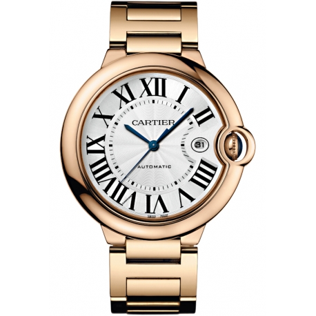 WGBB0016 Cartier Ballon Bleu 42 mm 18K Pink Gold Bracelet Watch
