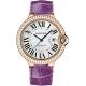 Ballon Bleu de Cartier 42 mm Purple Leather Watch WJBB0031