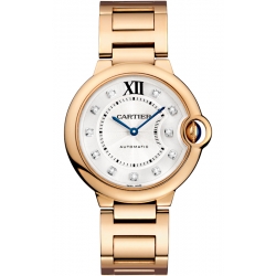Ballon Bleu de Cartier 36 mm 18K Pink Gold Diamond Watch WE902026