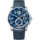 Calibre de Cartier Diver Steel Blue Rubber Watch WSCA0011