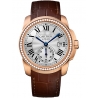 WF100013 Calibre de Cartier 38 mm Diamond 18K Pink Gold Watch