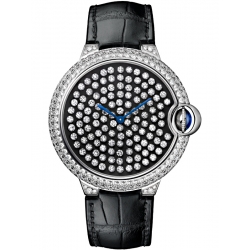Ballon Bleu de Cartier 42 mm Diamond 18K White Gold Watch HPI01062