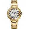 WJBB0042 Ballon Bleu Cartier 33mm Diamond 18K Yellow Gold Watch