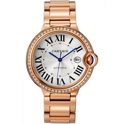 Ballon Bleu de Cartier 42 mm 18K Pink Gold Diamond Watch WJBB0038