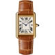 Tank Louis Cartier Large 18K Yellow Gold Leather Watch W1529756