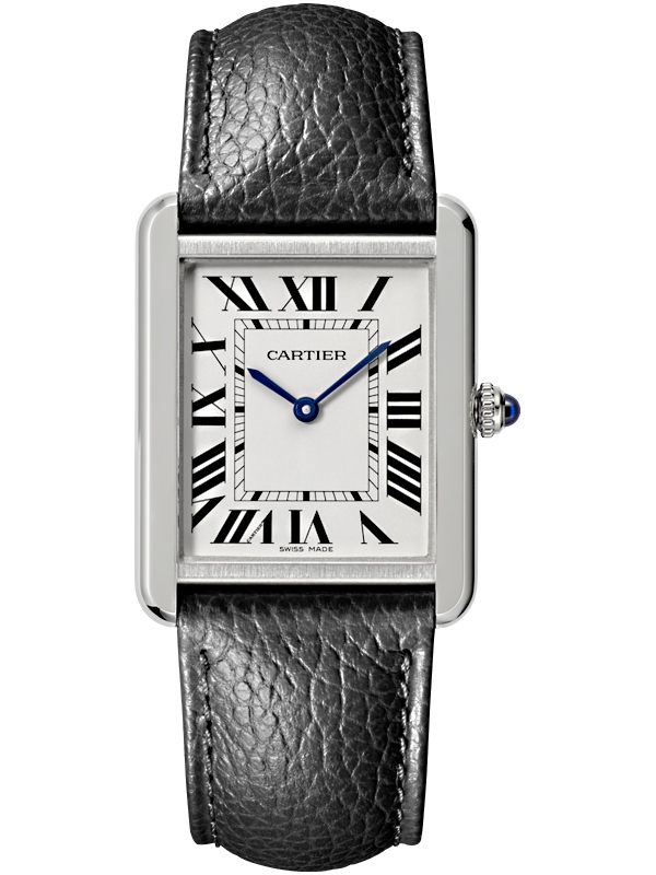 cartier tank leather