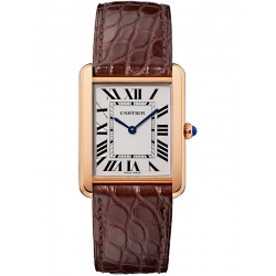 Cartier Tank Solo Large 18K Pink Gold Case Watch W5200025
