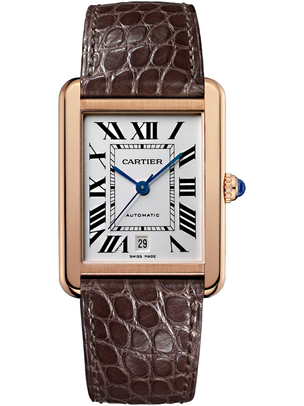 cartier tank with leather strap