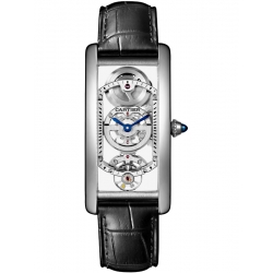 Cartier Tank Cintree Skeleton Platinum Watch WHTA0009