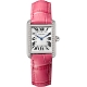 Tank Louis Cartier Small Diamond 18K White Gold Watch WJTA0011