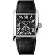 Cartier Tank MC Large Steel Case Black Dial Watch W5330004