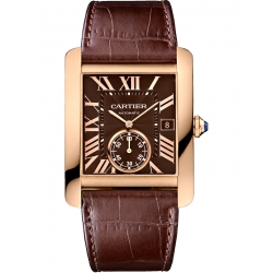 Cartier Tank MC Large 18K Pink Gold Brown Dial Watch W5330002