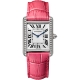 Tank Louis Cartier Large Diamond 18K White Gold Watch WJTA0015
