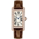 Cartier Tank Americaine Small Pink Gold Diamond Watch WJTA0002