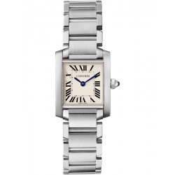 Cartier Tank Francaise Small Steel Bracelet Watch W51008Q3