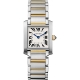 Cartier Tank Francaise Medium Steel Yellow Gold Watch W2TA0003