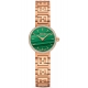 Fendi Forever Diamond Bezel Malachite Dial Rose Bracelet 19mm Watch