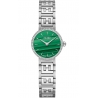Fendi Forever Diamond Bezel Malachite Dial Steel Bracelet 19mm Watch F103110901
