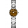 Fendi Forever Diamond Bezel Tiger Eye Dial Steel Bracelet 19mm Watch