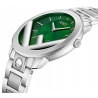 Fendi Run Away 41mm Green Dial Steel Bracelet Mens Watch F711018000