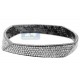 Black 18K Gold 17.11 ct Diamond Womens Fancy Bangle Bracelet