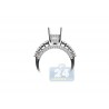 18K White Gold 1.05 ct Diamond Semi Mount Engagement Ring Setting