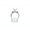 18K White Gold 1.55 ct Diamond Semi Mount Engagement Ring Setting