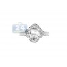 18K White Gold 1.06 ct Diamond Semi Mount Setting Engagement Ring