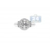 18K White Gold 0.69 ct Diamond Engagement Ring Setting