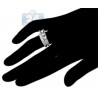 18K Gold 1.08 ct Diamond Engagement Wedding Semi Mount Rings Set