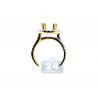 18K Yellow Gold 1.11 ct Diamond Engagement Ring Semi Mount Setting