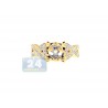 18K Yellow Gold 0.60 ct Diamond Engagement Ring Setting